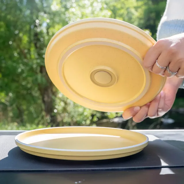Silwy x Brunner Dolomit Giallo 25 cm Piatto Magnetico Pietra
