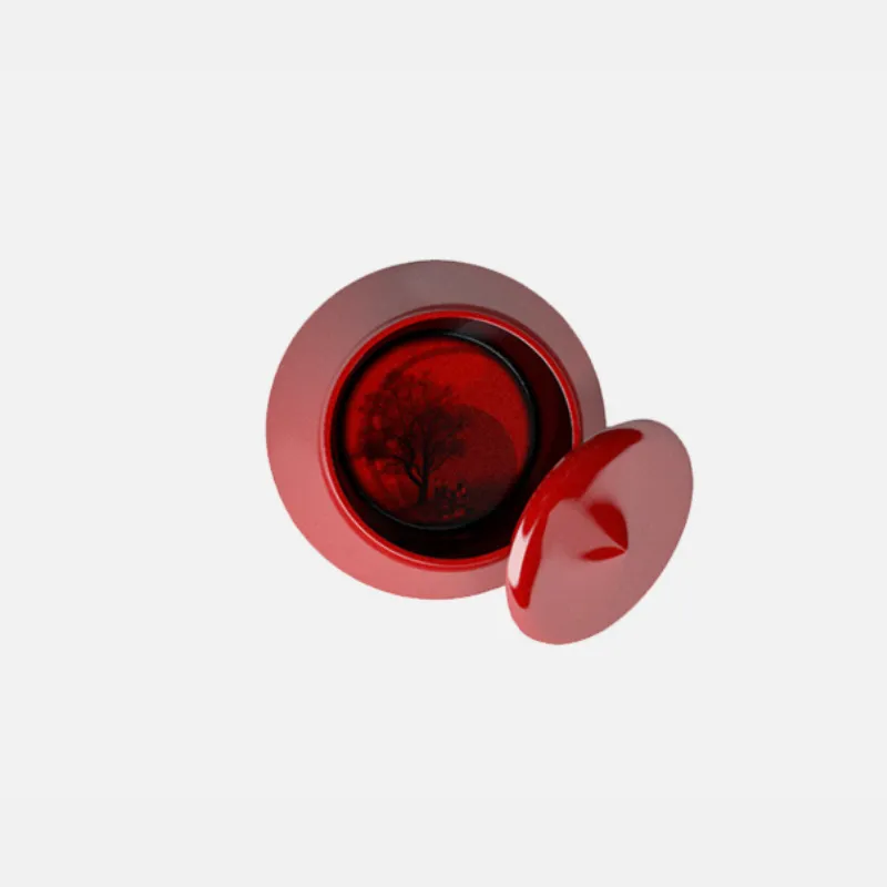 Ibride Ming servizio piatti China Red