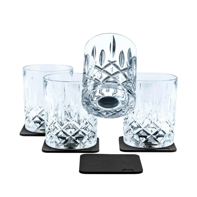 Silwy Whisky Diamond bicchieri magnetici set 4 pezzi Tritan
