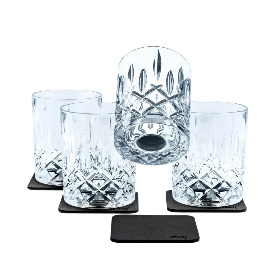 Silwy Whisky Diamond bicchieri magnetici set 4 pezzi Tritan
