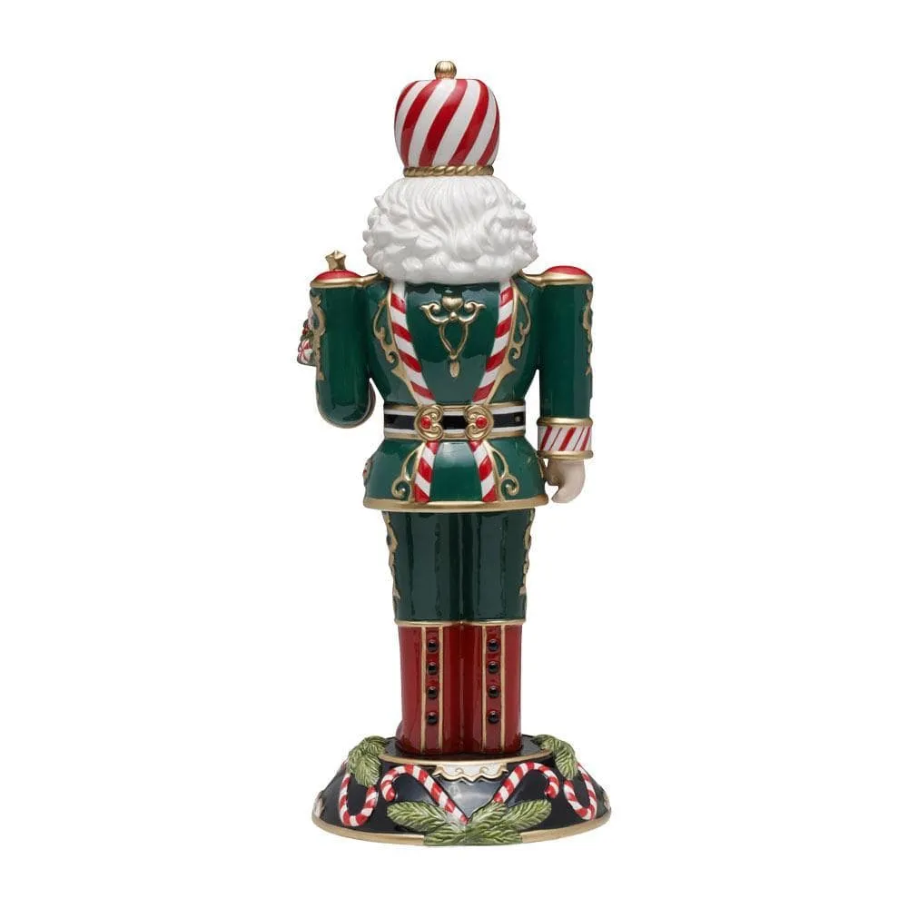 Fitz and Floyd Holiday Nutcracker Sugar Plum King 17 schiaccianoci 43 cm