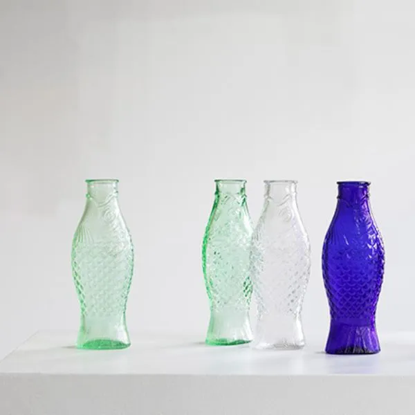 Serax Fish&Fish caraffa vetro verde chiaro aringa