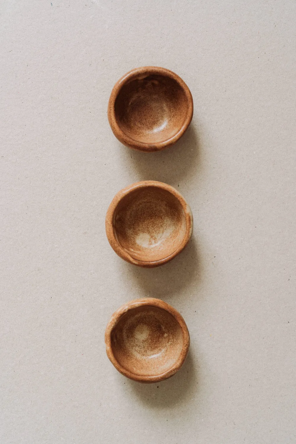 Poemi Wa Coppetta Salsa in Gres Marrone 7,5 cm