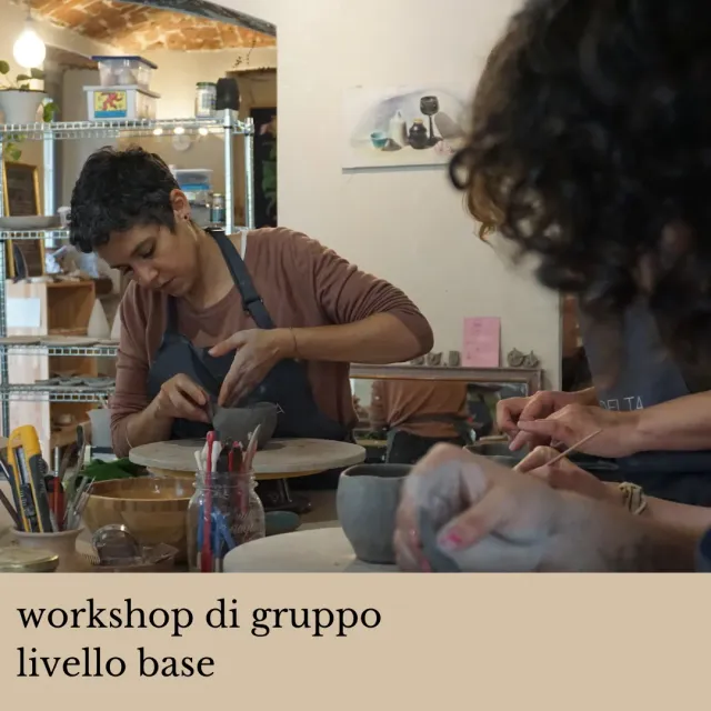 Studio Delta Pottery Mug+Spoon workshop ceramica Torino