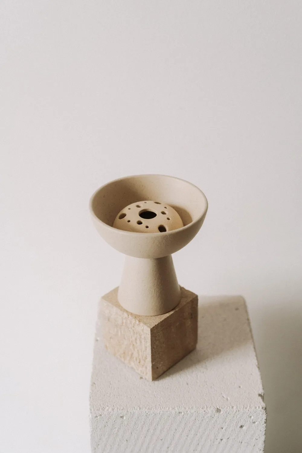 Poemi Japandi coppa in gres 16 cm bianca