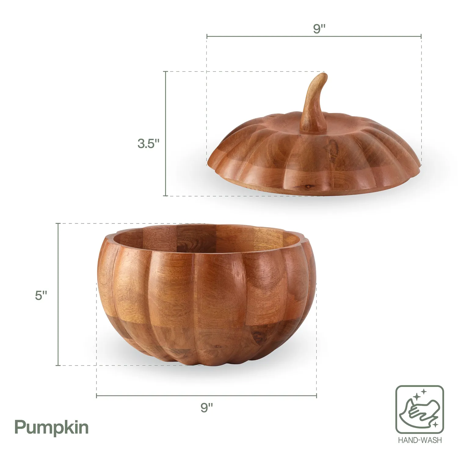 Fitz and Floyd Pumpkin ciotola zucca con coperchio ceramica