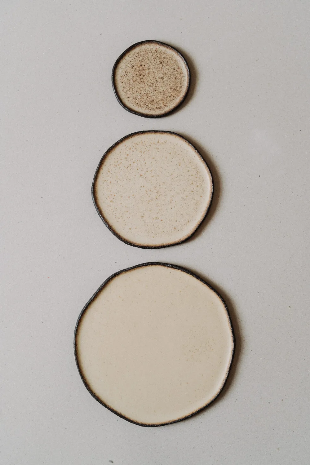 Poemi Rou/A 21 cm piatto piano beige terrazzo
