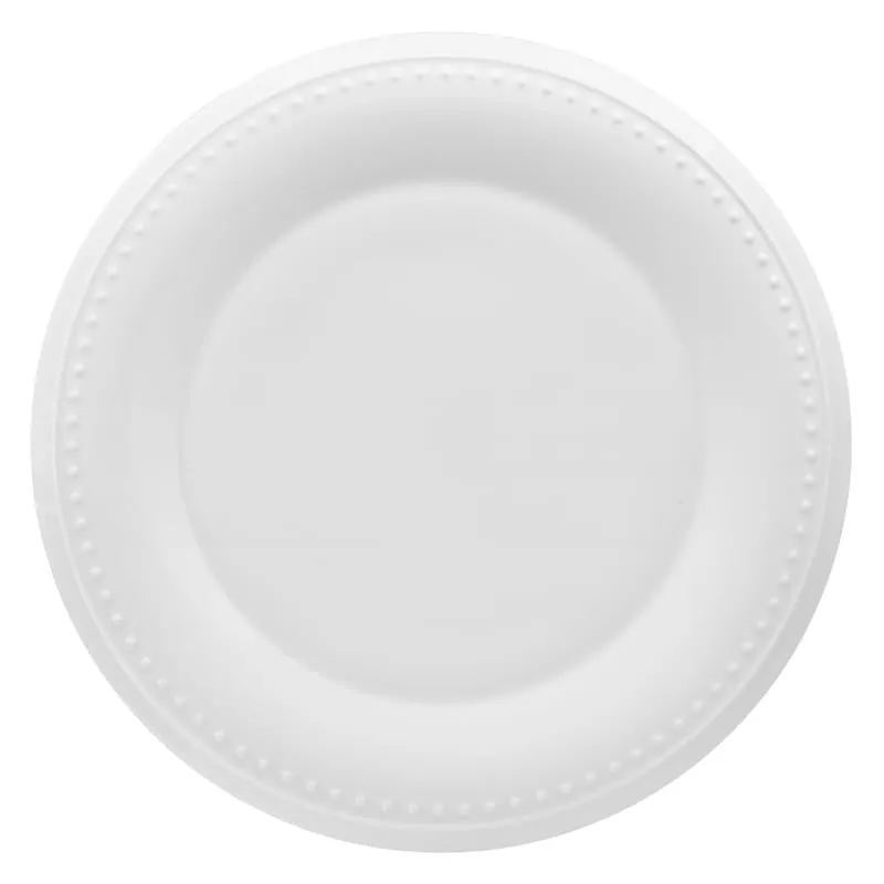 Fitz and Floyd Nevaeh White Classic Bead servizio piatti 12 pezzi bone china