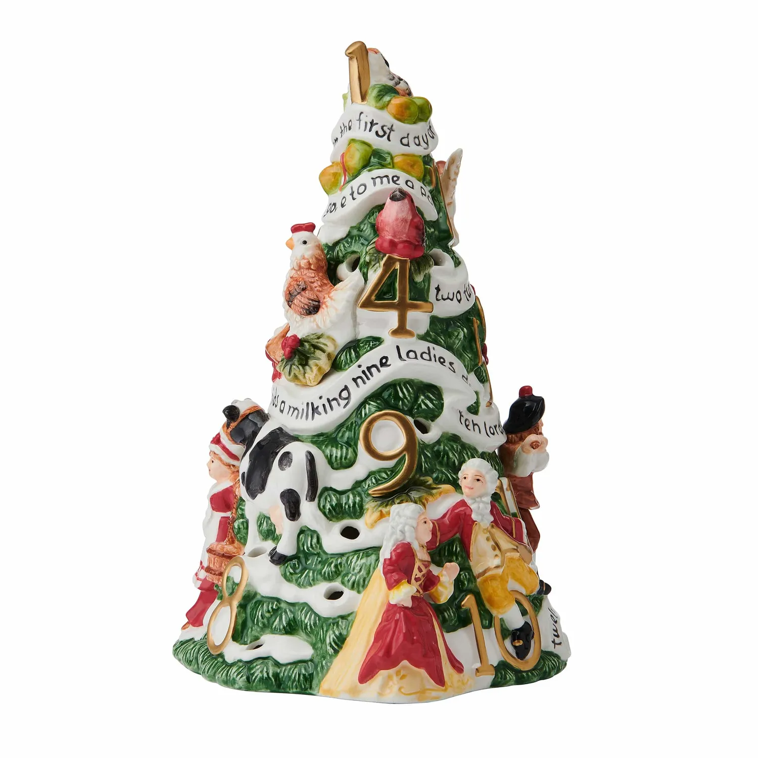 Fitz and Floyd Holiday Luminary albero luminoso LED 24 cm