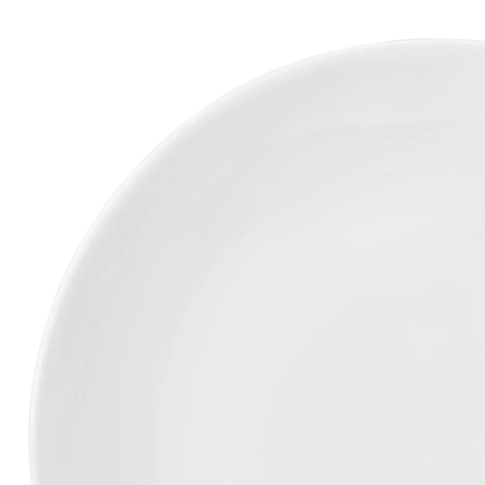 Fitz and Floyd Everyday White set 6 piattini porcellana