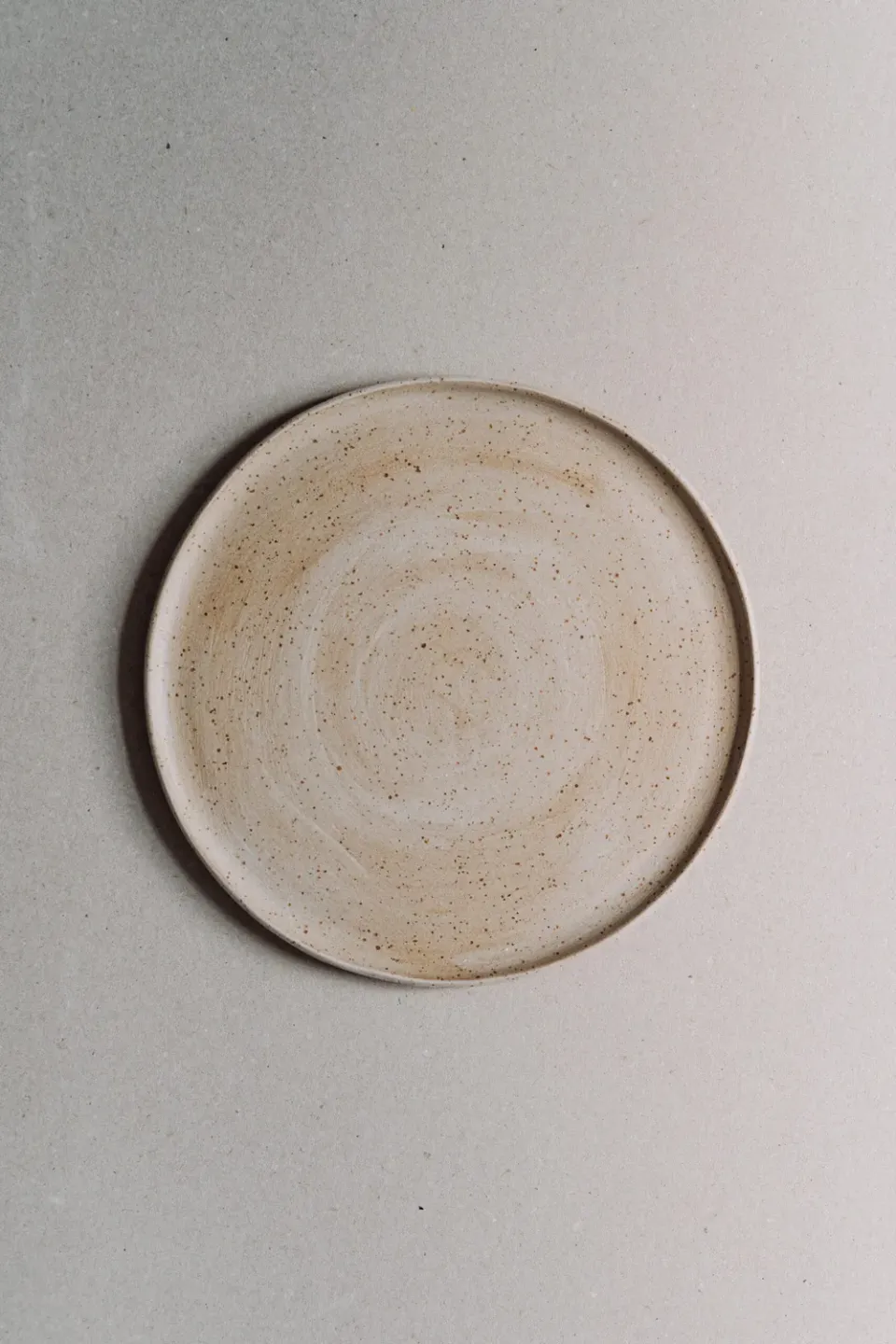 Poemi Earth Piatto Piano 27 cm Crema in Gres