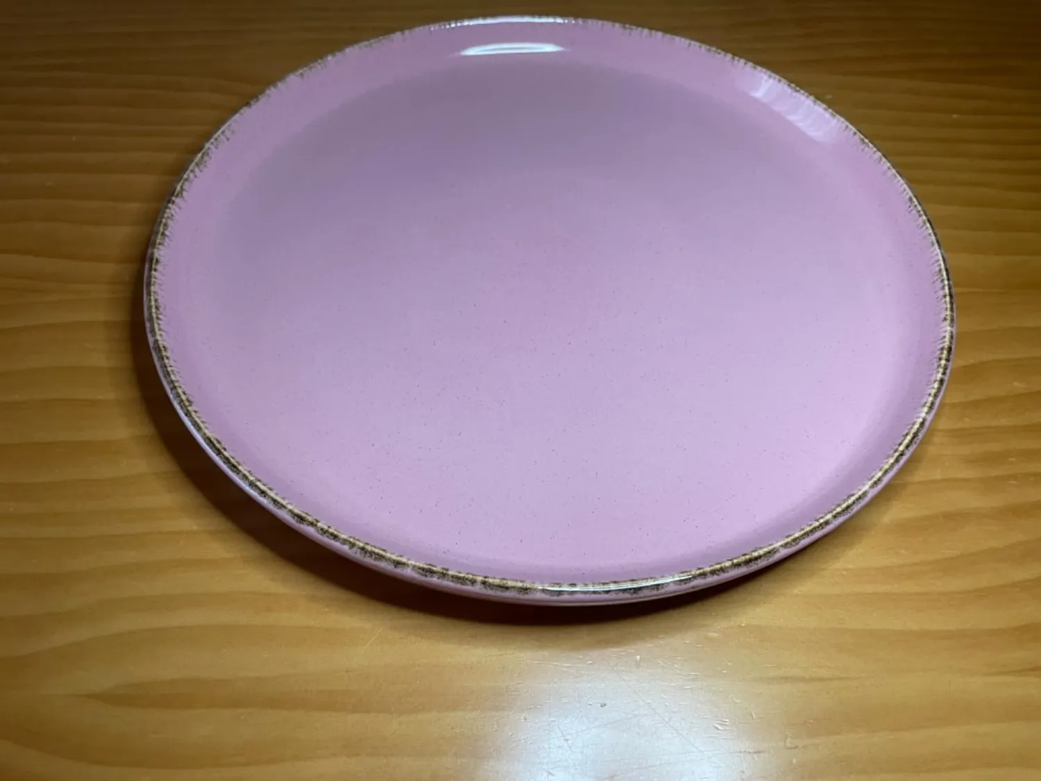 Pure Living Rustic set piatti 6 persone rosa 6 pezzi