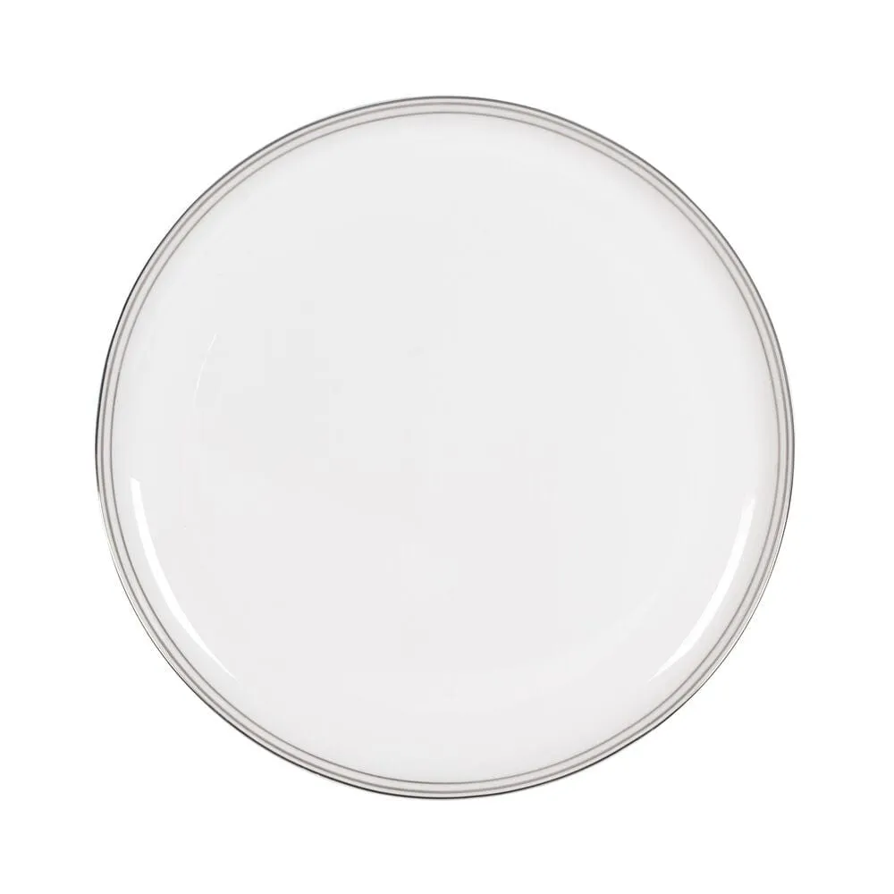 Fitz and Floyd Nevaeh White servizio piatti 16 pezzi platino per 4