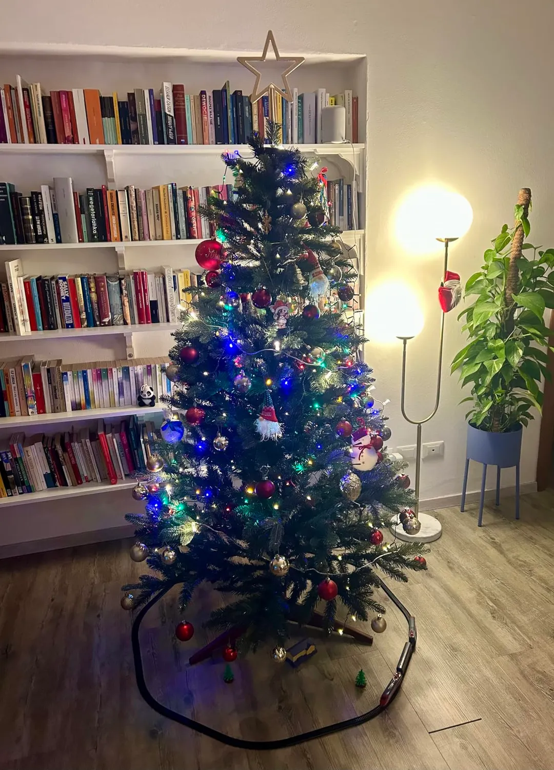 Pure Living albero di Natale artificiale 180 cm realistico