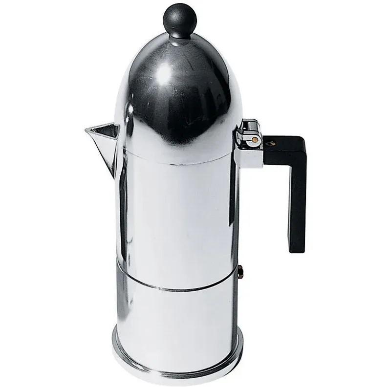 Alessi La Cupola caffettiera moka 3 tazze alluminio