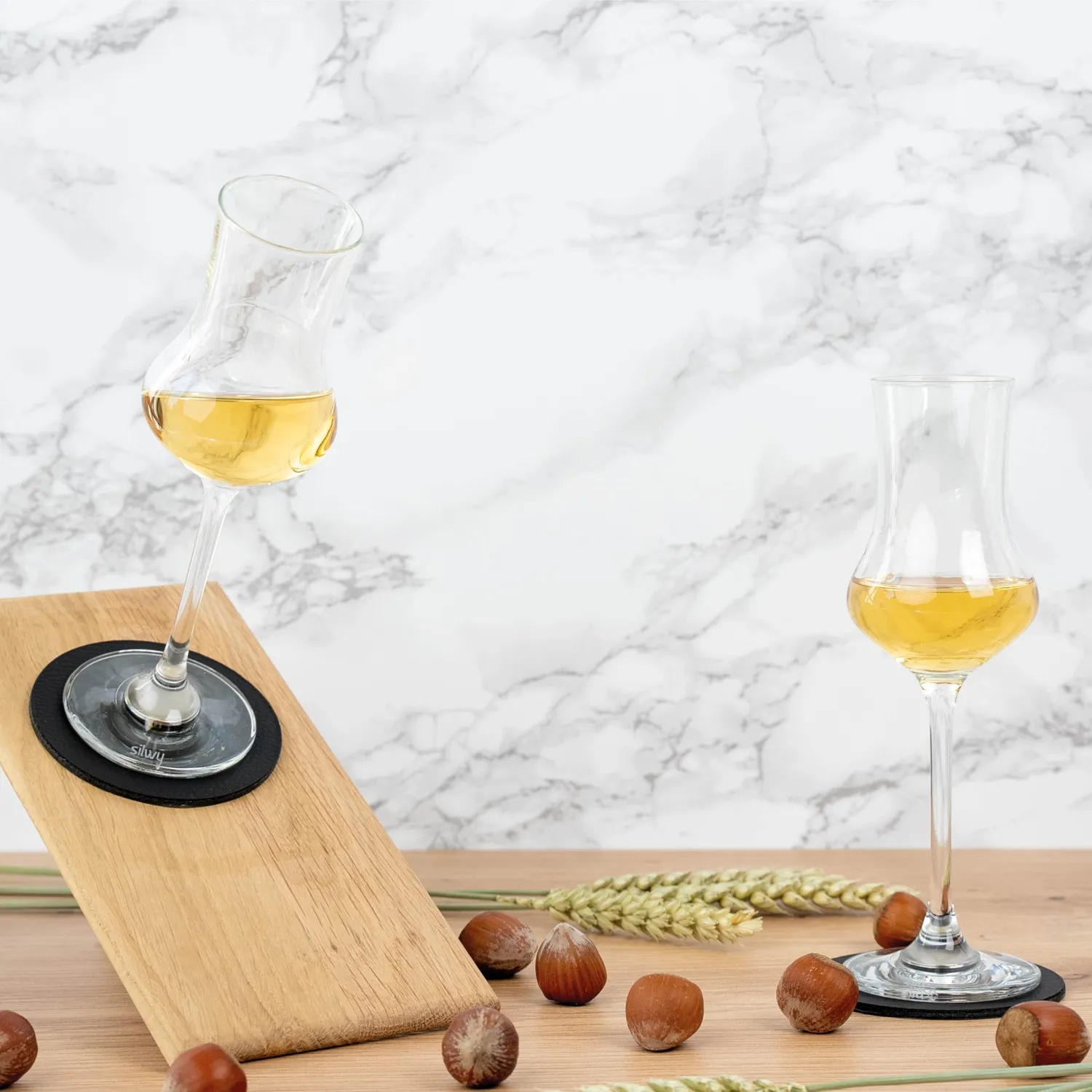 Silwy Liquore bicchierini magnetici cristallo 6 pad