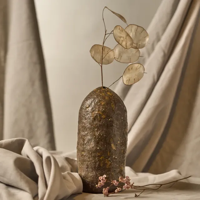Studio Delta Pottery Umbral #2 bottiglia argilla selvatica