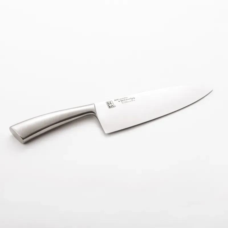 KnIndustrie BE-Knife coltello Santoku acciaio manico legno