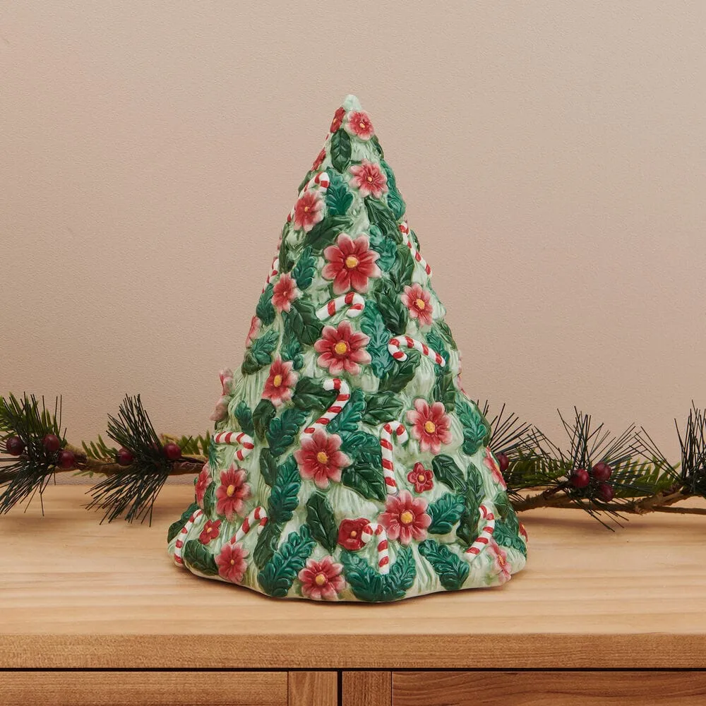 Fitz and Floyd Candy Cane carillon albero Natale 22 cm verde