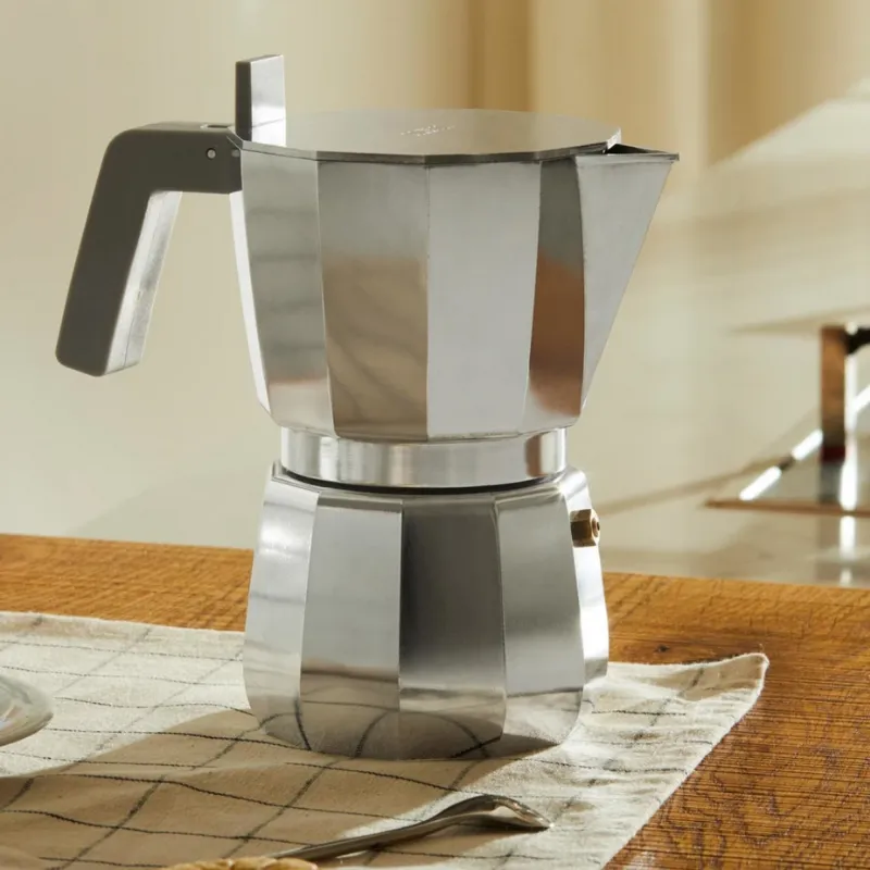 Alessi Moka caffettiera 6 tazze acciaio