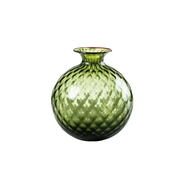 Venini Balloton vaso monofiore verde mela