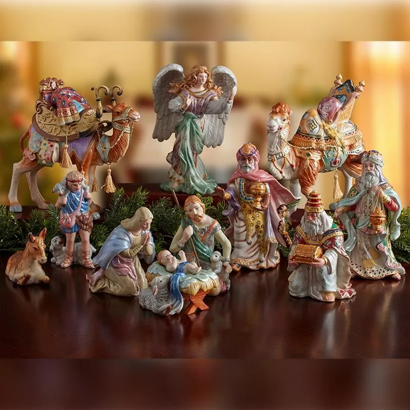 Fitz and Floyd Nativity Baby Jesus statuina presepe terracotta