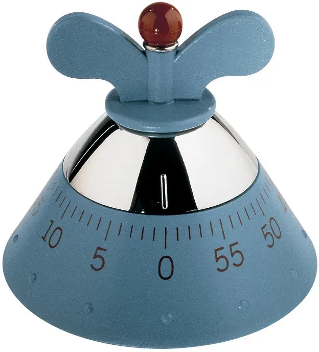 Alessi Contaminuti Timer Cucina Meccanico da Tavolo