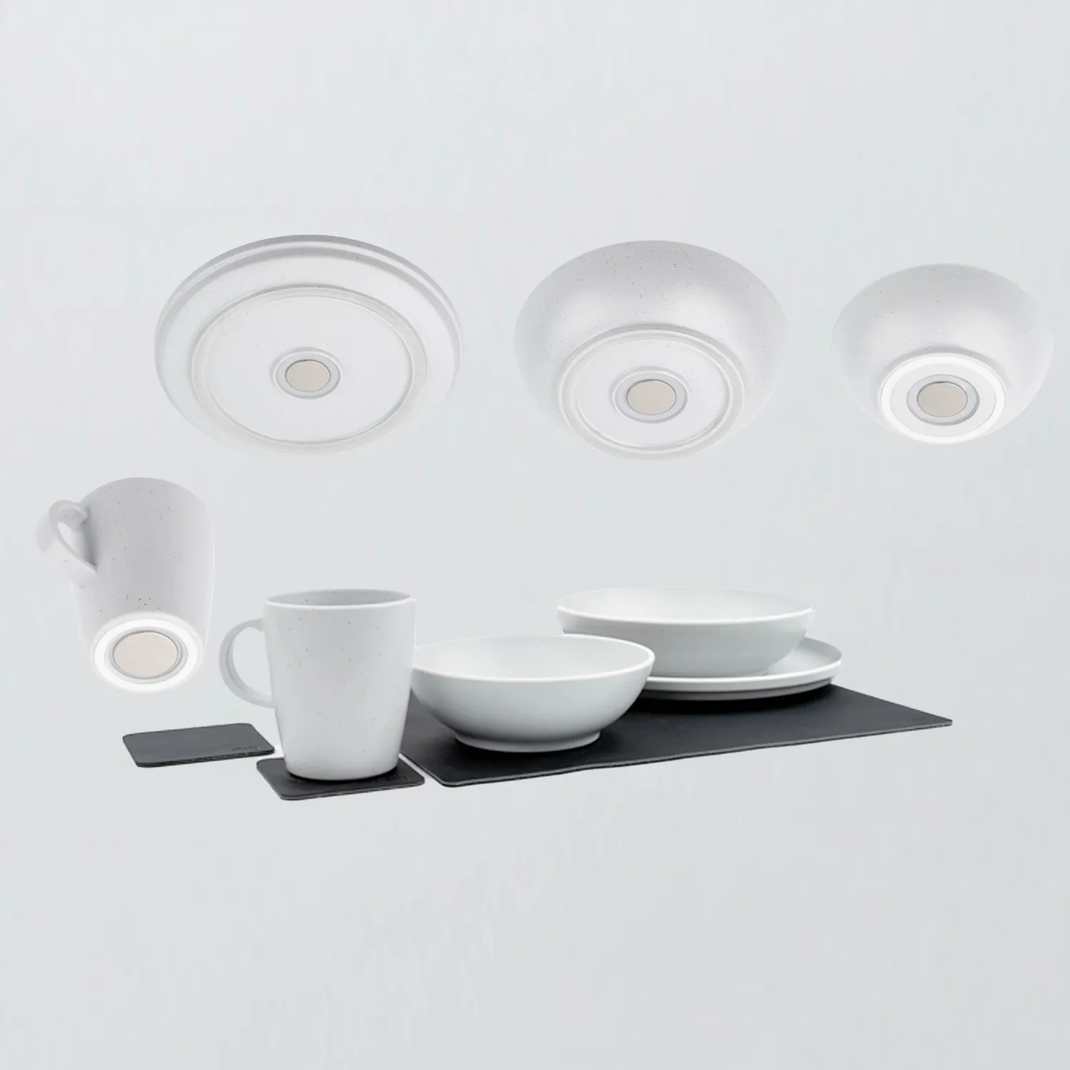 Silwy Dolomit Sky Pacchetto Famiglia Stoviglie Magnetiche 16pz