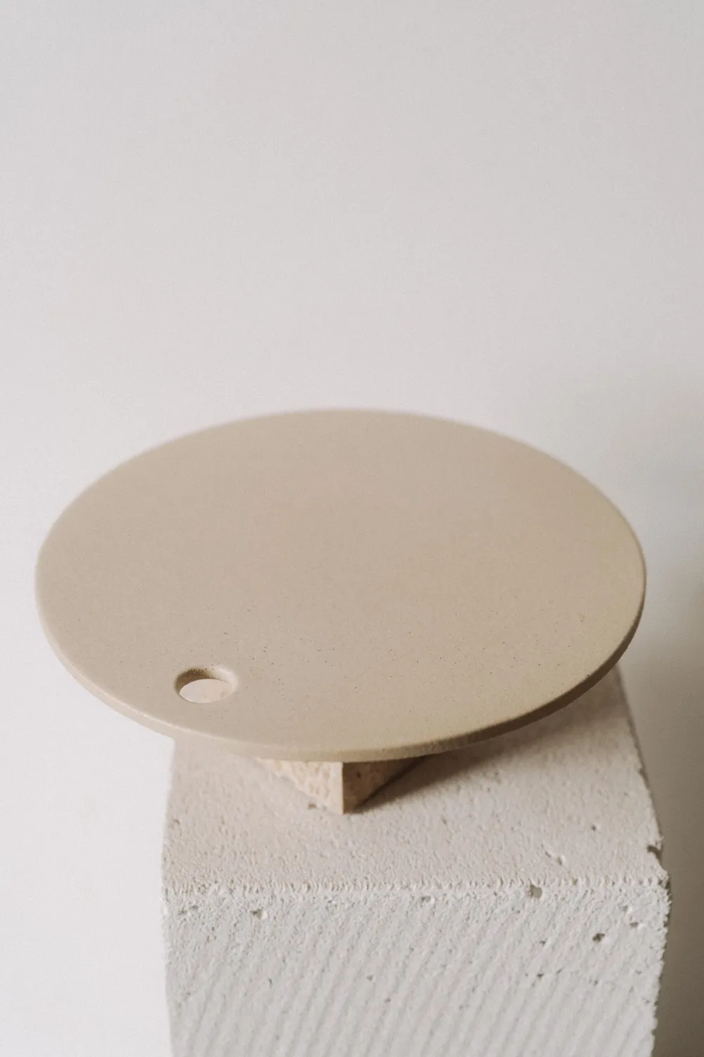 Poemi Terra Vanilla vassoio ceramica 31 cm beige vaniglia