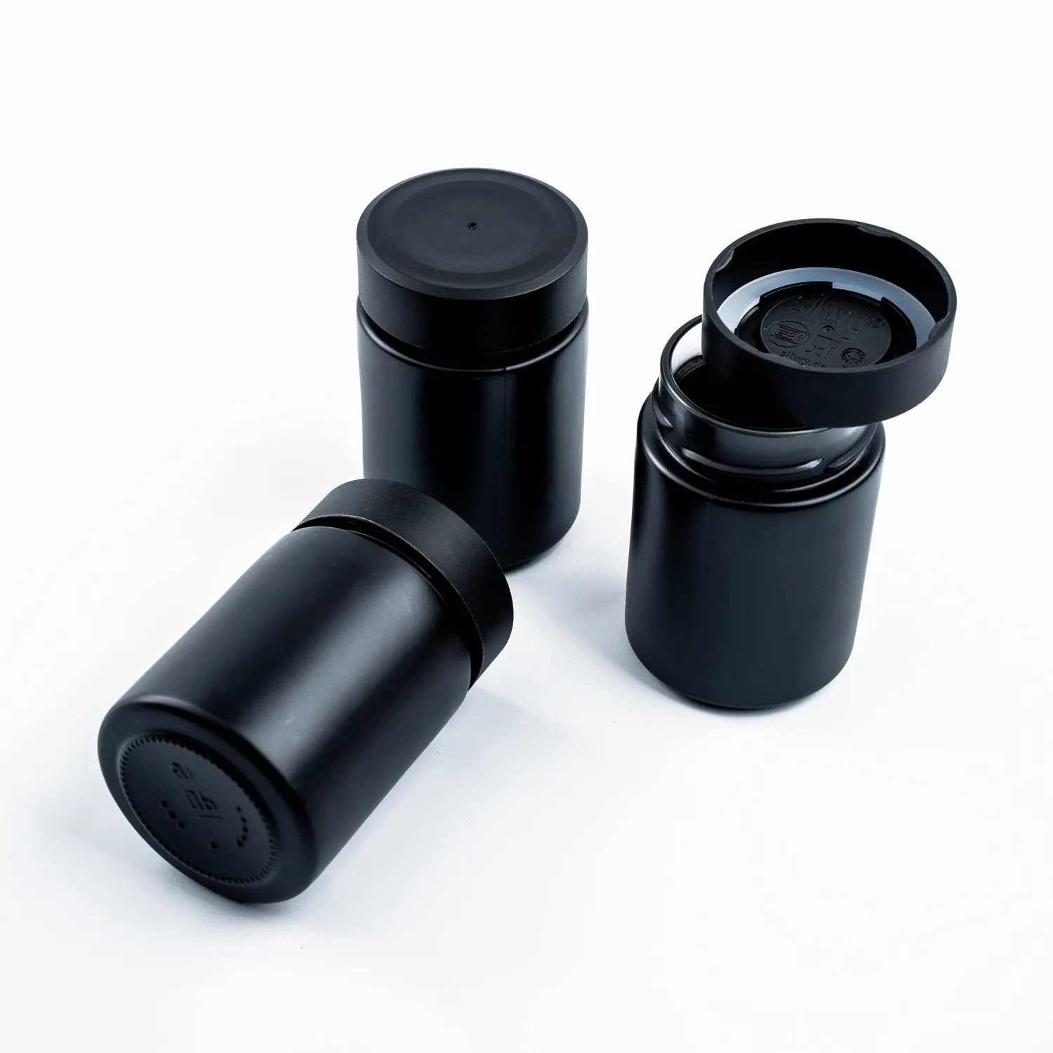 Silwy All Black barattoli magnetici 192 ml con barra nera