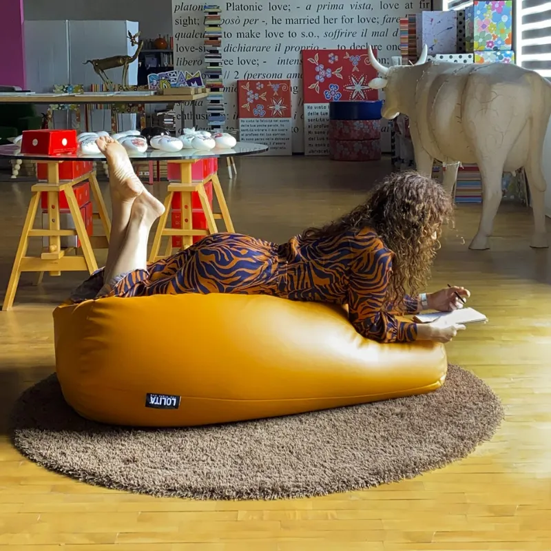 Creativando Lolita pouf poltrona sacco microsfere