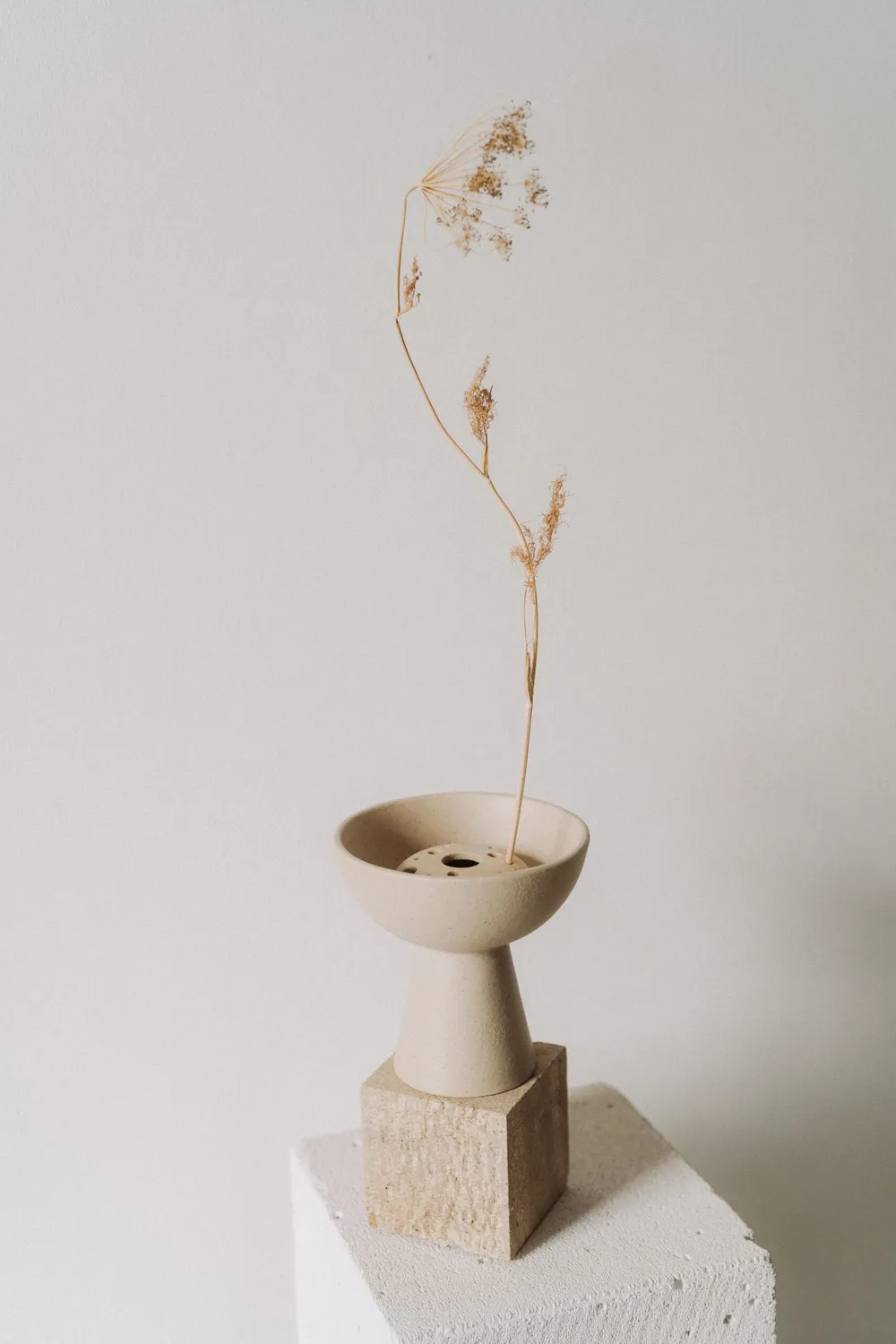 Poemi Japandi coppa in gres 16 cm bianca