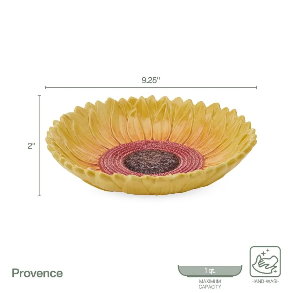 Fitz and Floyd Provence Sunflower ciotole pasta 2 pezzi girasole