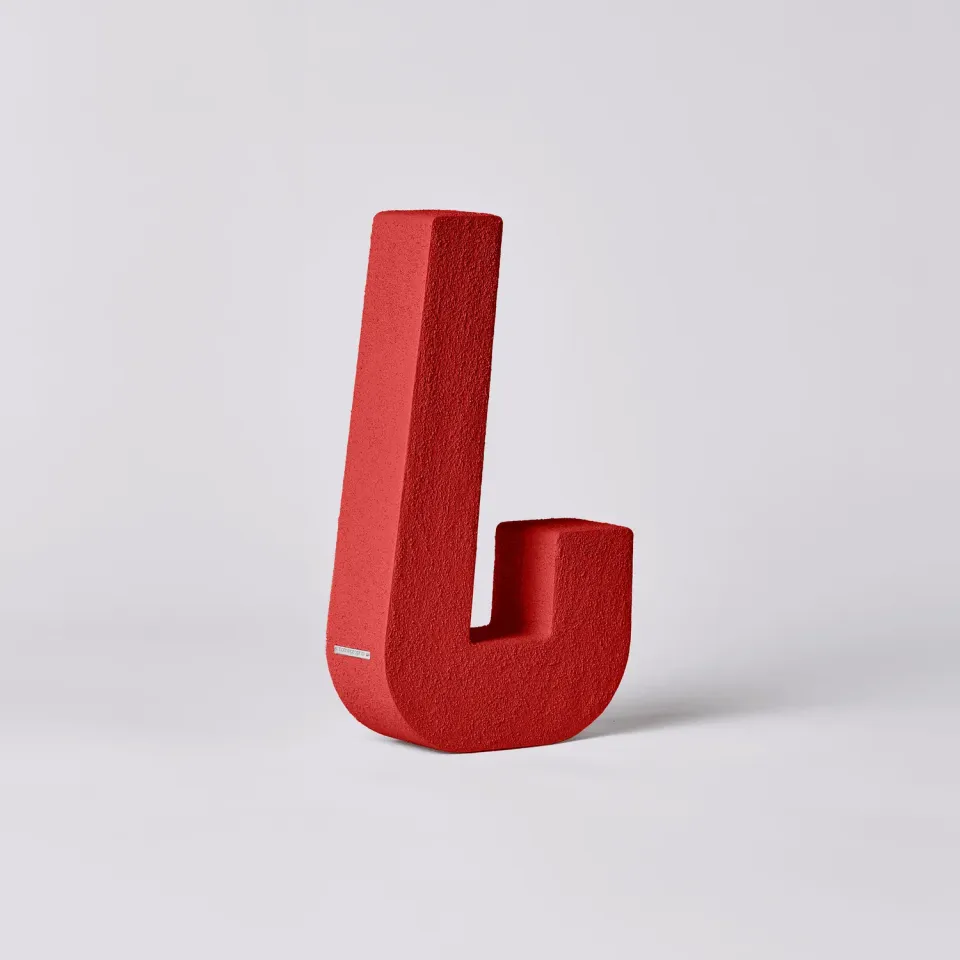 NOMEPROPRIO Andrea J piatto ceramica rosso taglia M