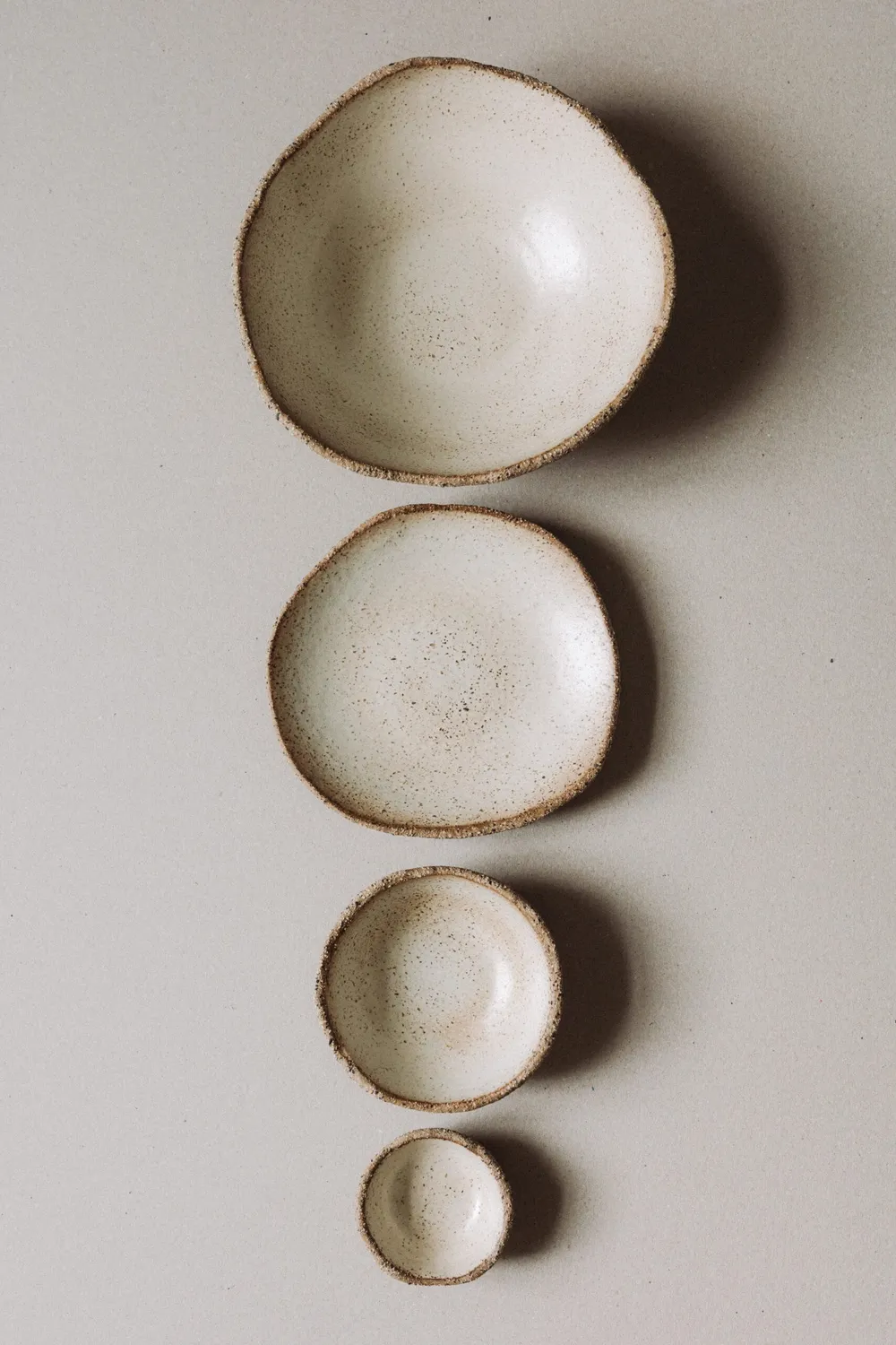 Poemi Umbria ciotola 16 cm bianca in gres