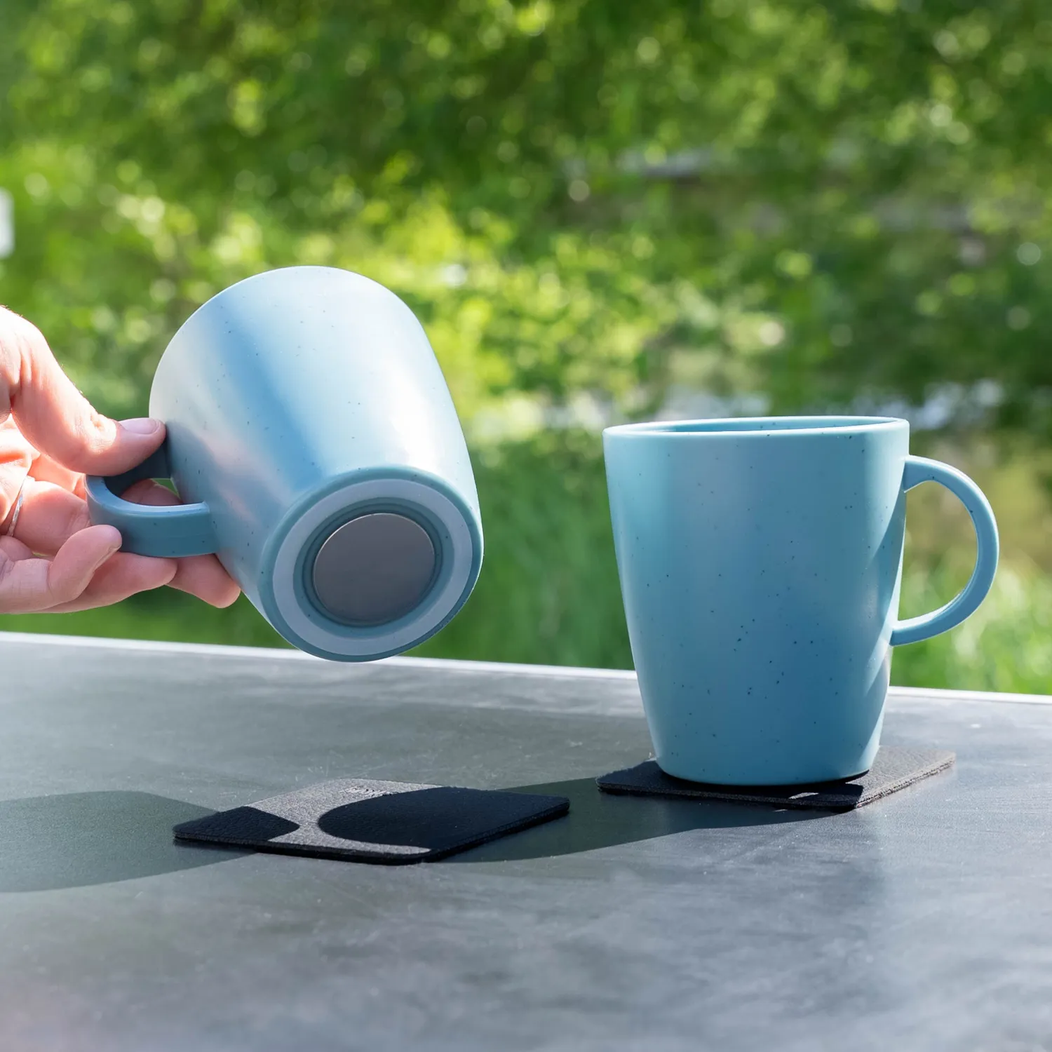 Silwy Dolomit Bicchieri Magnetici Plastica Blue Resistenti