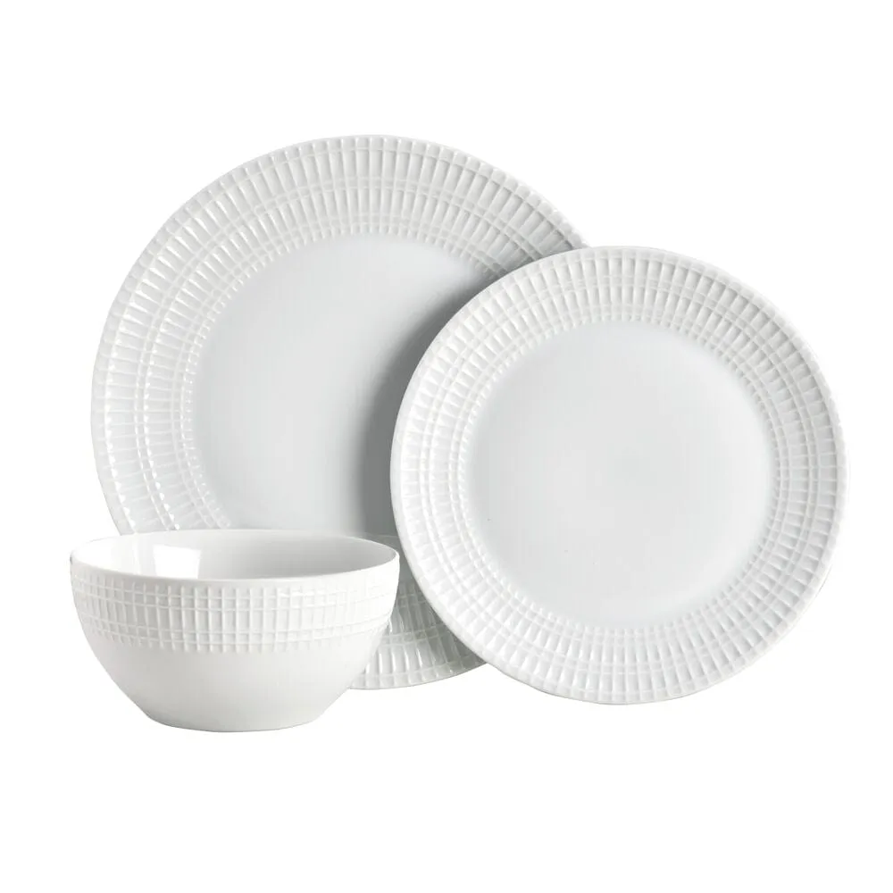 Fitz and Floyd Dillan servizio piatti 12 pezzi porcellana 4 pers