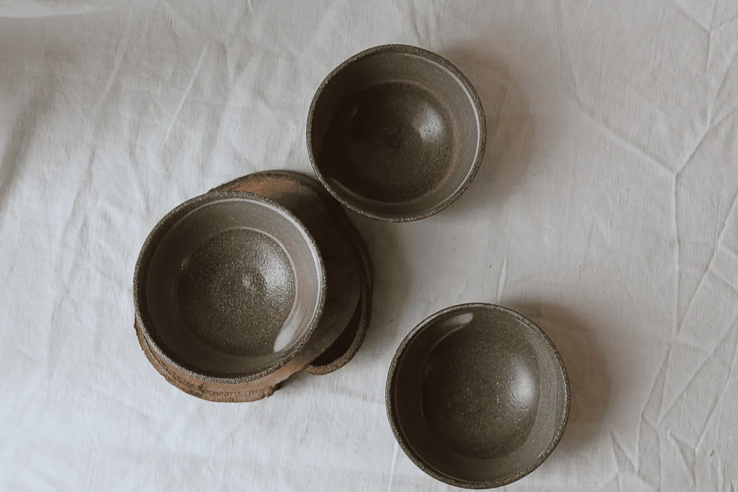 Studio Delta Pottery Enso ciotola grès rosso 12,5 cm