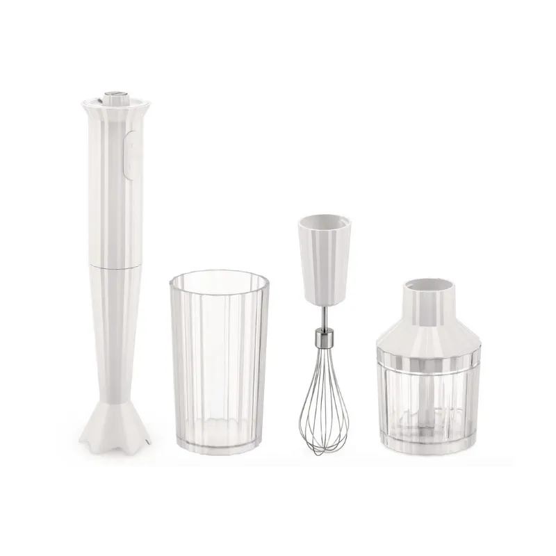 Alessi Plissé set frullatore immersione pieghettato
