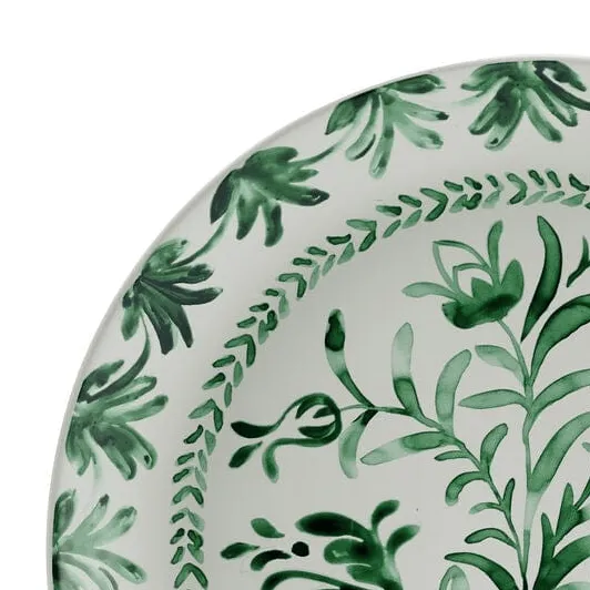 Fitz and Floyd Sicily Green servizio piatti 12 pezzi stoneware