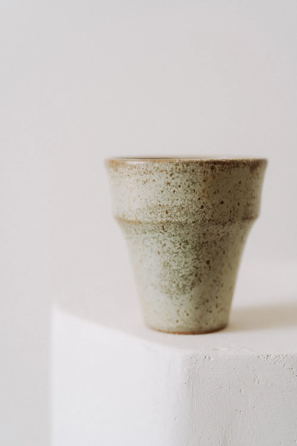 Poemi Cupping tazza 240 ml verde pistacchio in gres