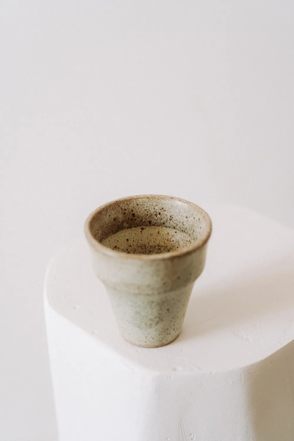 Poemi Cupping tazza 240 ml verde pistacchio in gres