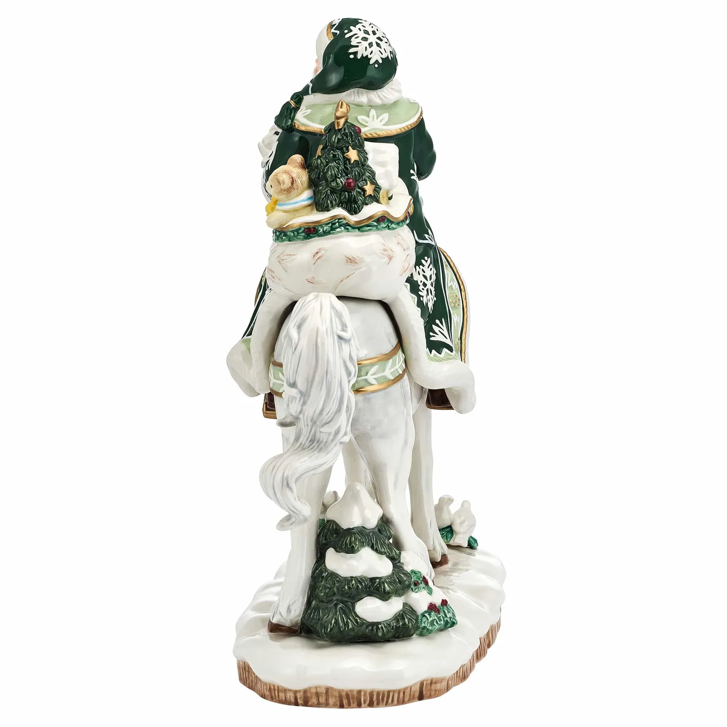 Fitz and Floyd Winter Frost statuina Babbo Natale 40 cm