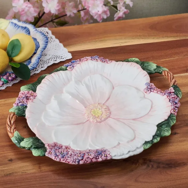 Fitz and Floyd Jardin vassoio da portata 48 cm floreale