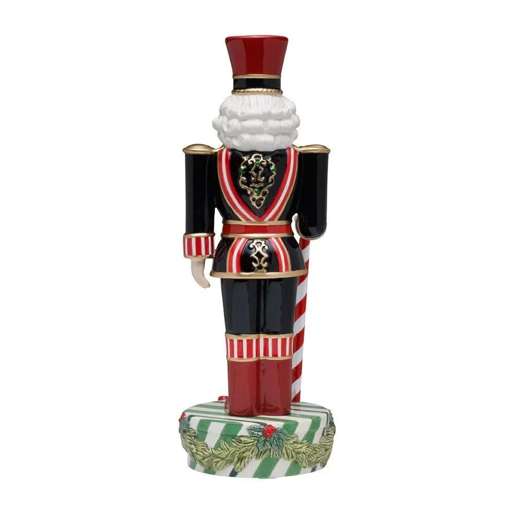 Fitz and Floyd Nutcracker Sugar Plum soldatino 43 cm verde