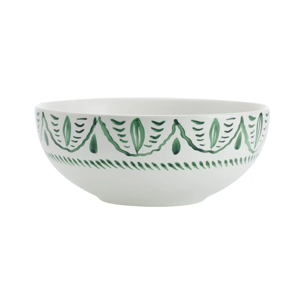 Fitz and Floyd Sicily Green servizio piatti 12 pezzi stoneware