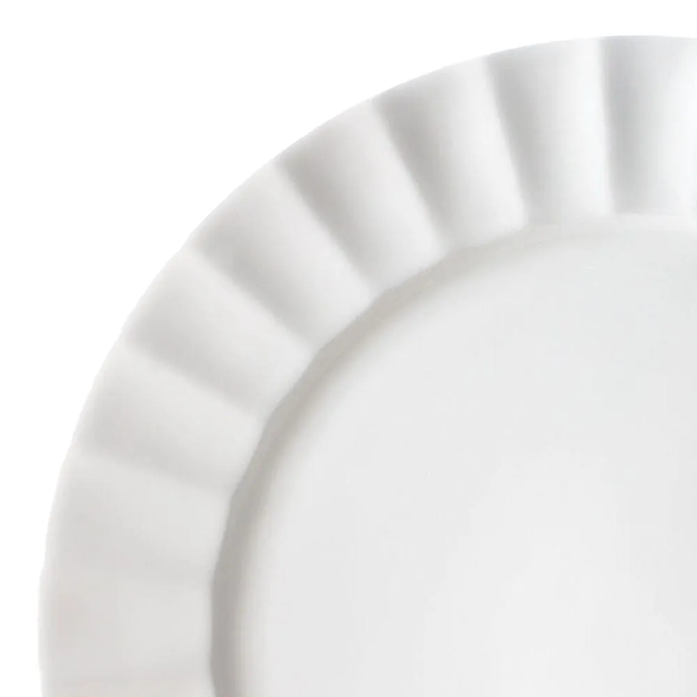 Fitz and Floyd Nevaeh White servizio piatti 16 pz bone china