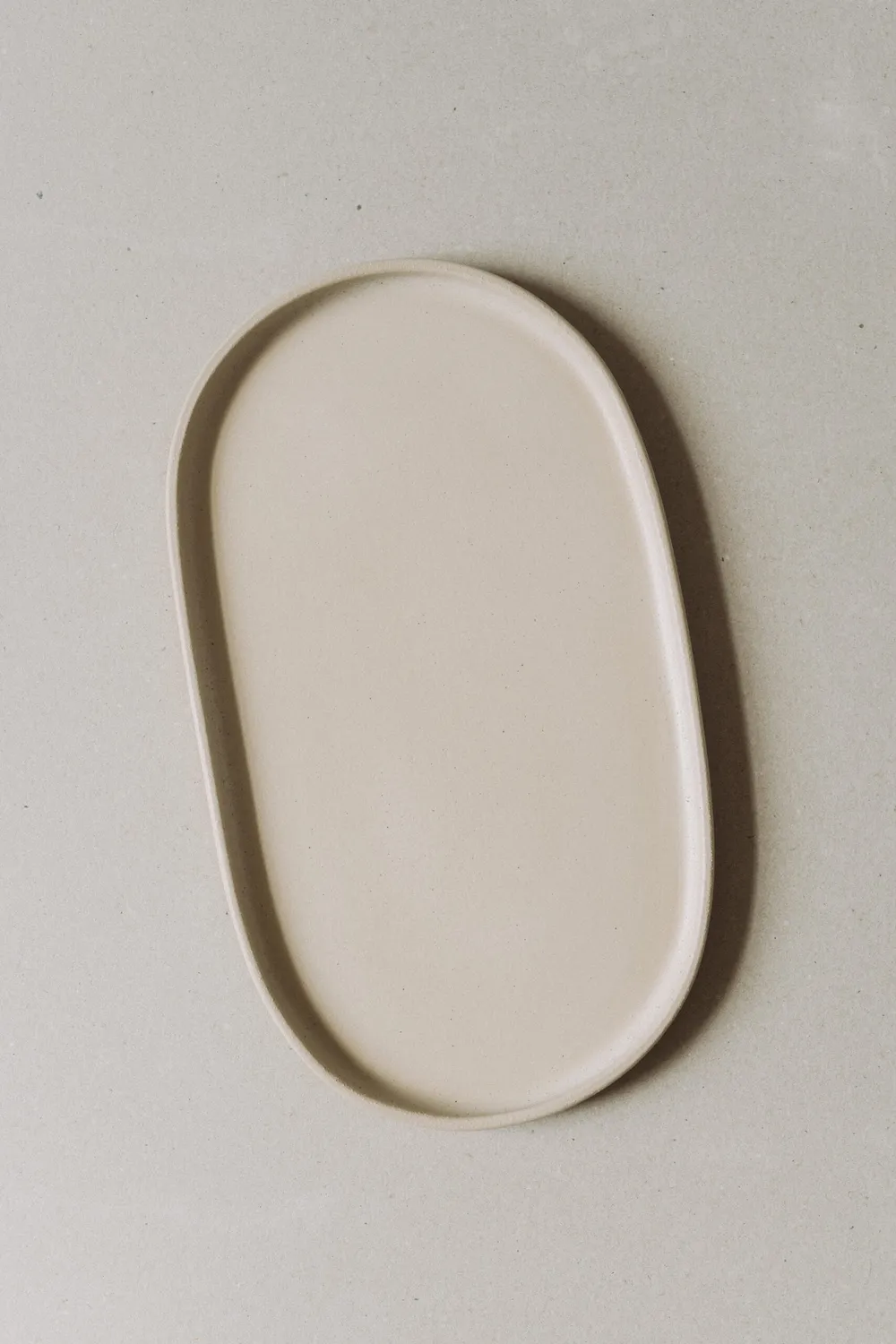 Poemi Terra Vanilla vassoio 41 cm bianco
