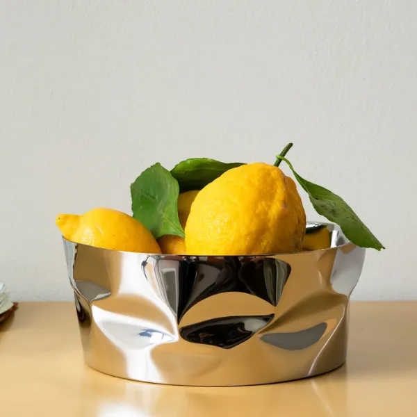 Alessi Tornitore Matto Compressioni centrotavola design