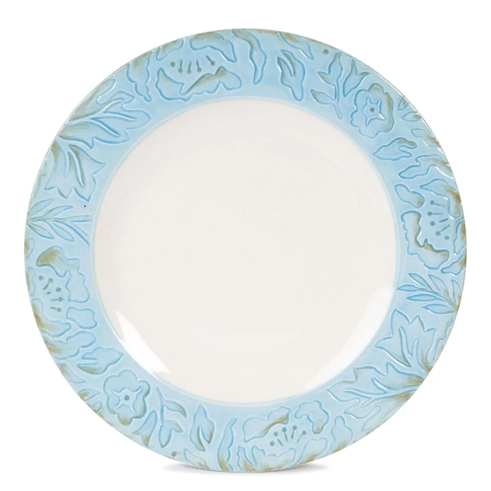Fitz and Floyd Toulouse Blue servizio piatti 12 pezzi stoneware